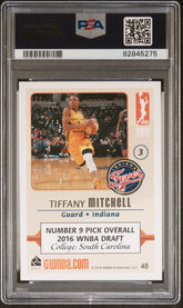 2016 Rittenhouse WNBA Tiffany Mitchell #48 PSA 10 Rookie RC Las Vegas Aces